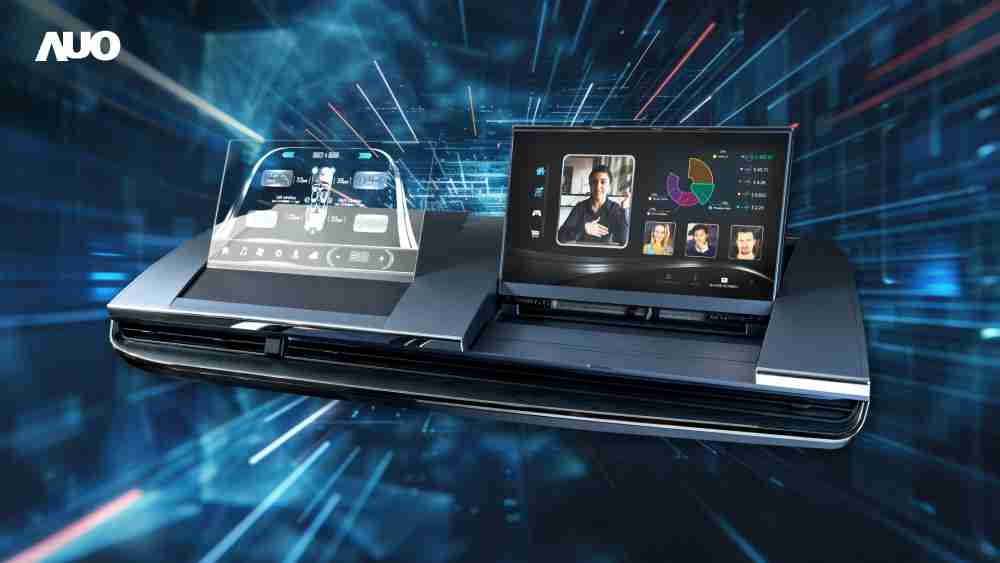 尊龙集团Micro LED Display HMI解决方案打造透明Micro LED前座仪表，，呈现信息并保留驾驶视野开阔；亦为副驾驶座乘客打造收放自如的Micro LED屏幕，，，，在不影响显示质量的前提于显示区内建镜头，，，让用户能与视讯对象直接眼神接触，，，，提供绝佳的双向沟通体验